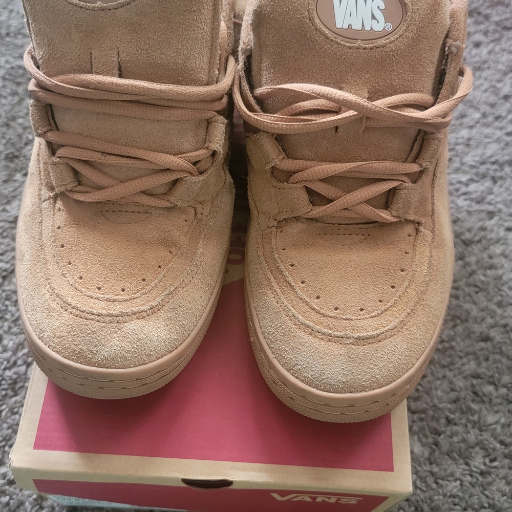 Vans Men's Light Brown Suede Sneakers